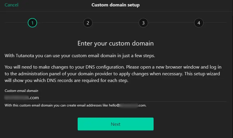 tutanota-domain-setup1